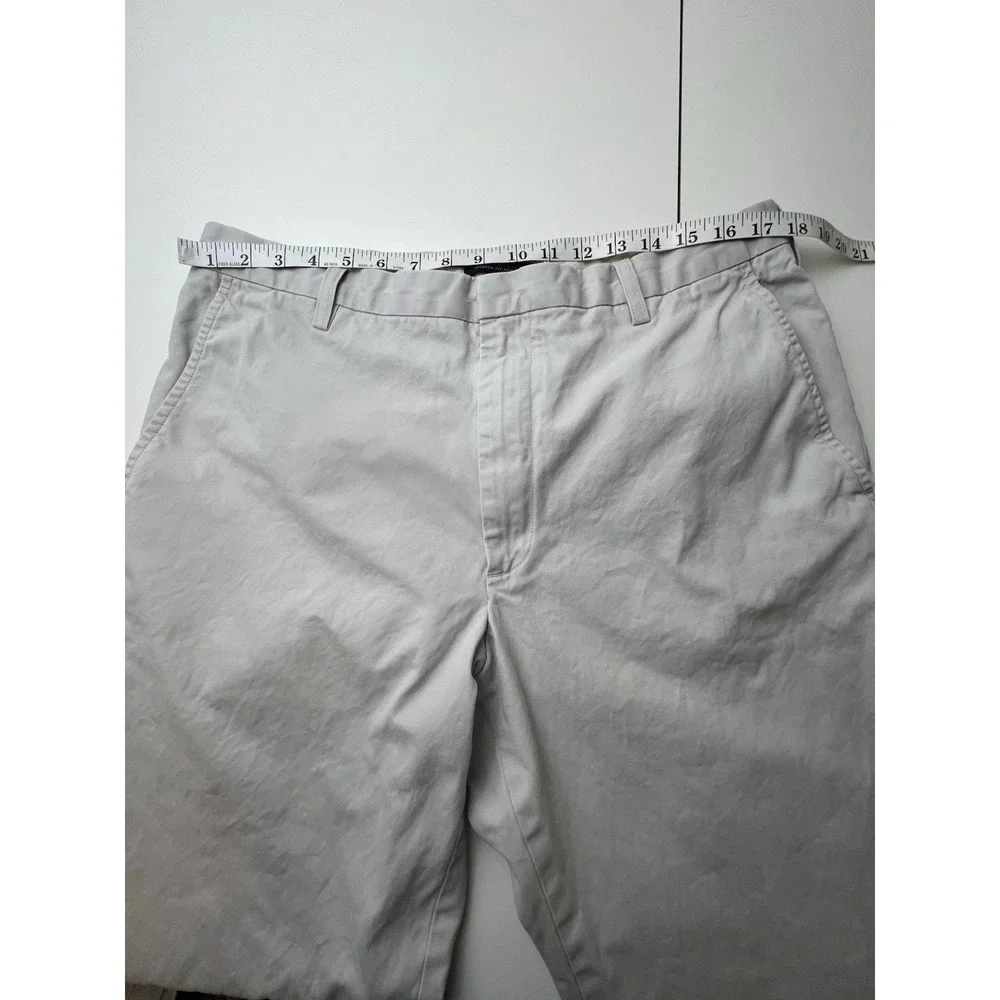 Banana Republic Pants Men Dawson Relaxed Fit Chino Straight Leg Beige 38 x 34